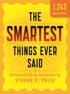 cover image of The Smartest Things Ever Said, New and Expanded